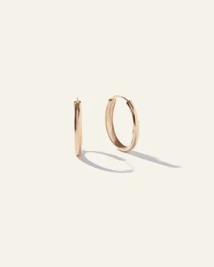 14k Gold 22mm Bold Hoops