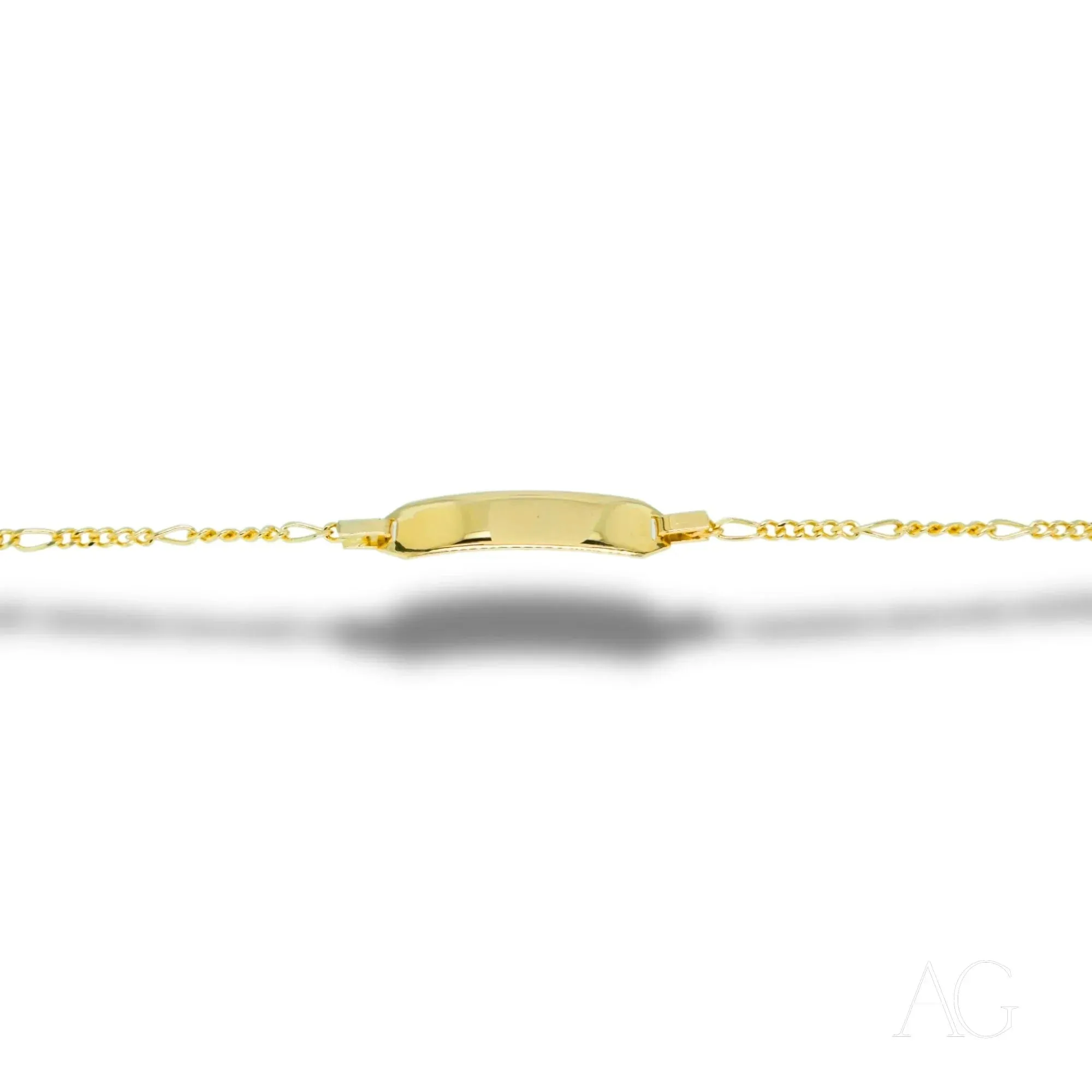 18k gold personalized id bracelet for kids timeless elegance