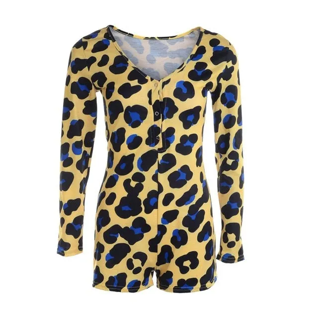 2020 New Women's Lady Sexy Romper Bodycon Casual Jumpsuit Romper Long Sleeve Shorts Leotard Home Wear Tracksuit Playsuit Pajama