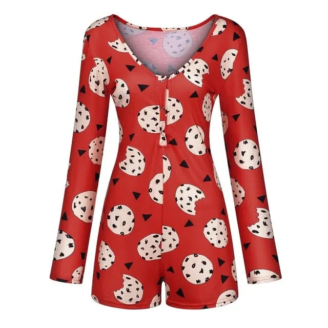 2020 New Women's Lady Sexy Romper Bodycon Casual Jumpsuit Romper Long Sleeve Shorts Leotard Home Wear Tracksuit Playsuit Pajama