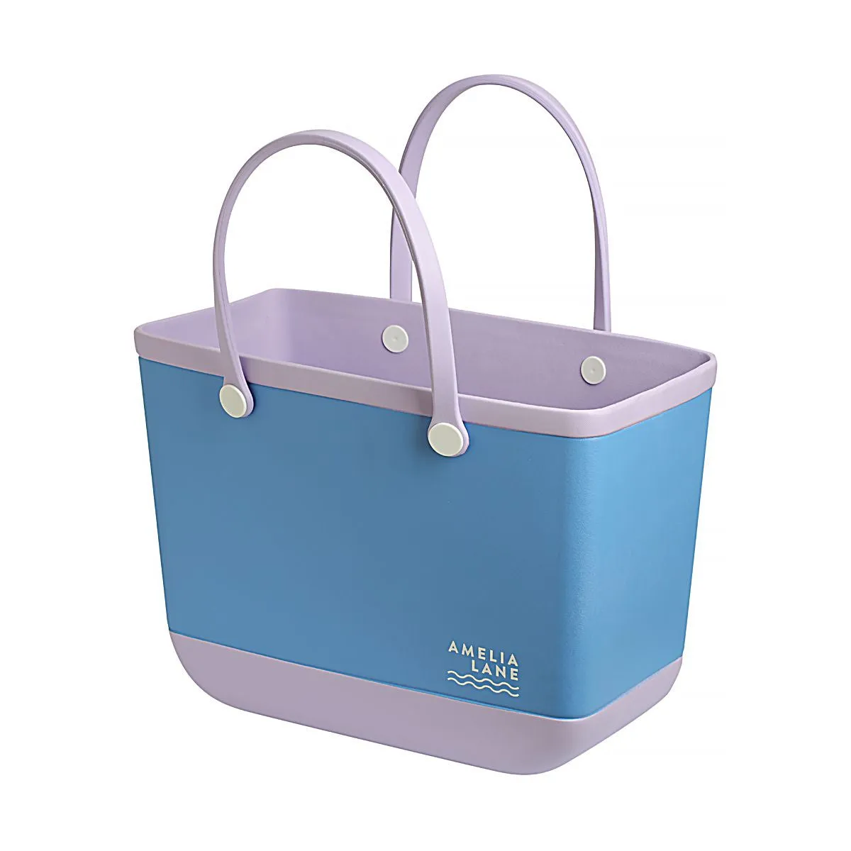 Beach Tote Bag - Lilac / Indigo