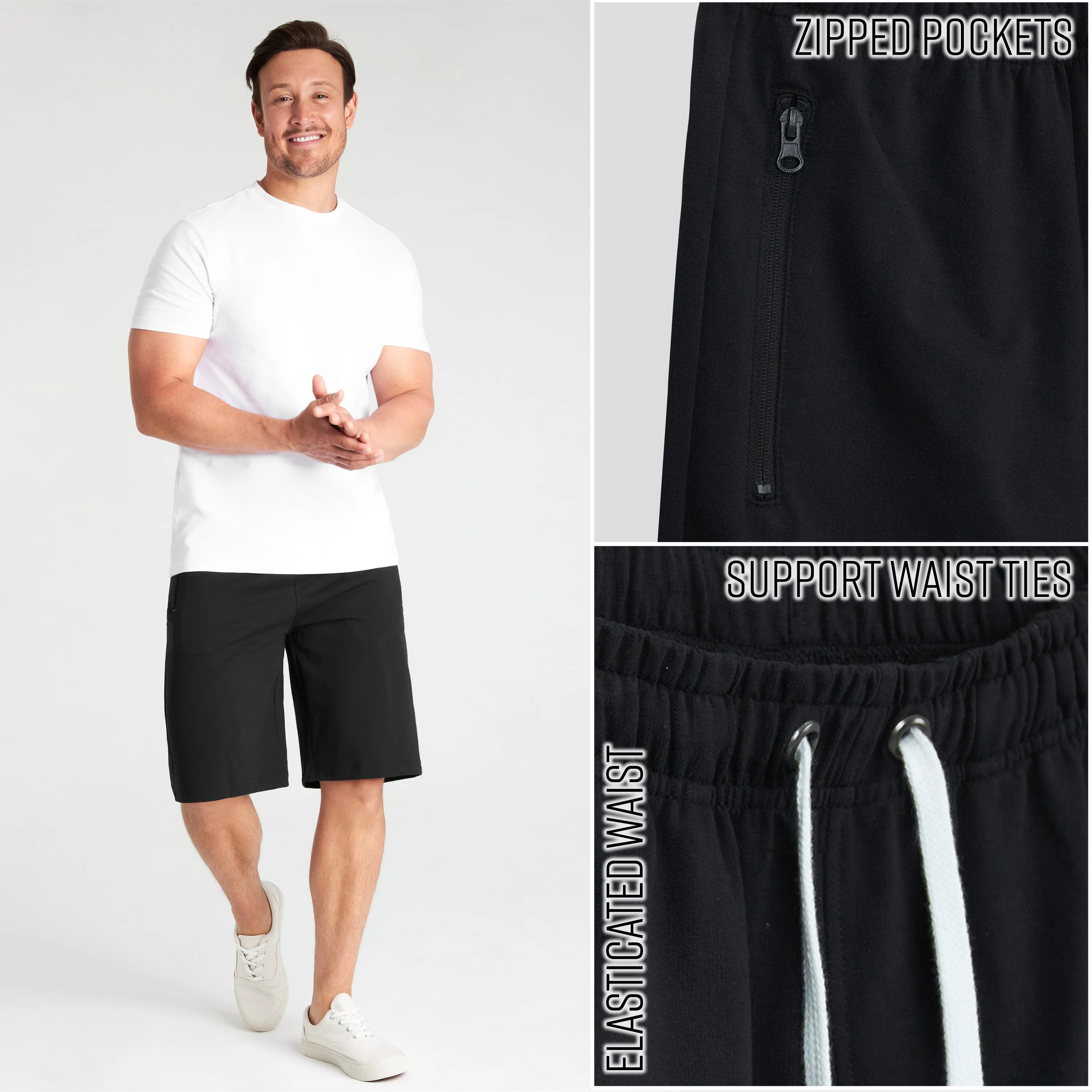 CityComfort Mens Shorts with Pockets, Running Shorts for Men