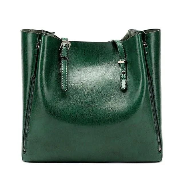 Colette Leather Tote Bag