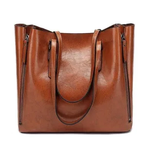 Colette Leather Tote Bag