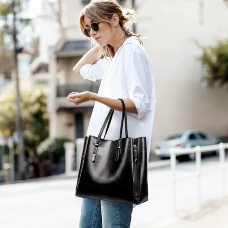 Colette Leather Tote Bag