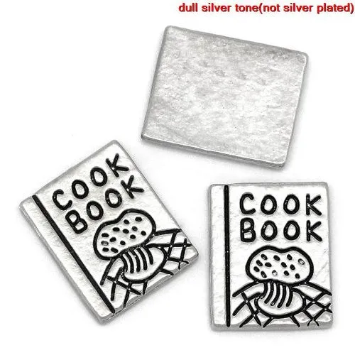 Cook Book Floating Charm For Glass Living Memory Lockets