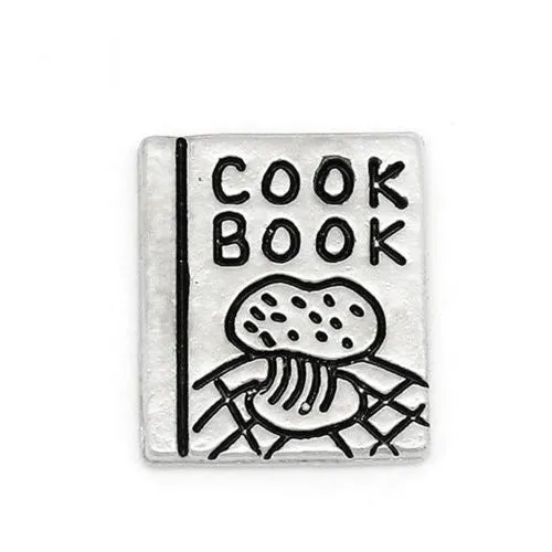 Cook Book Floating Charm For Glass Living Memory Lockets