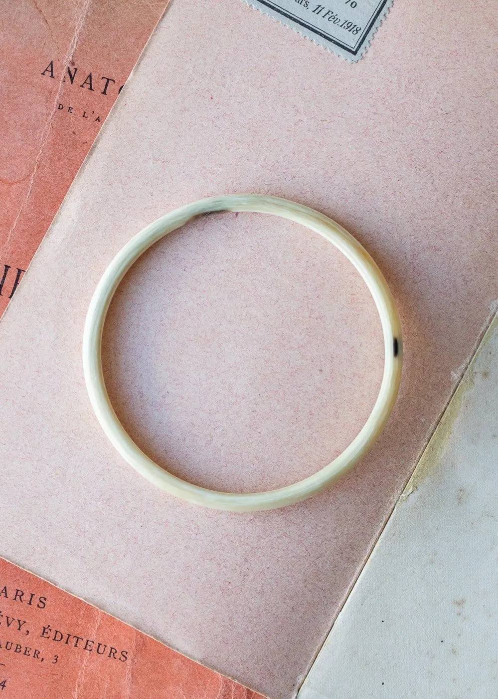 Ethical Horn Bangle - Skinny