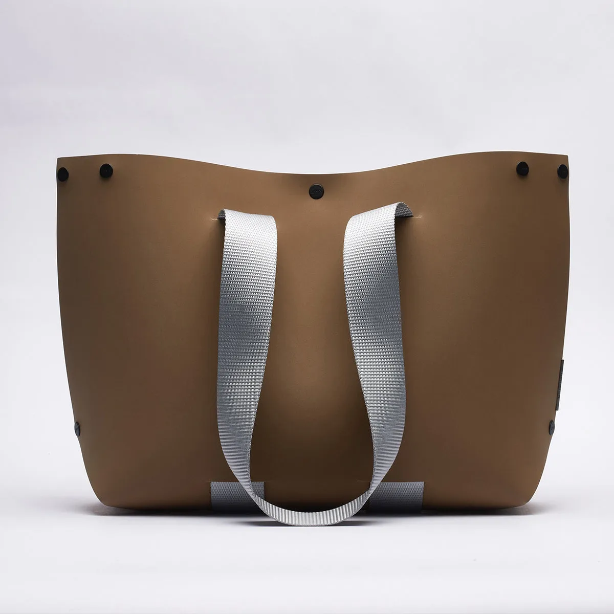 Evatwo | Tan/Grey Tote