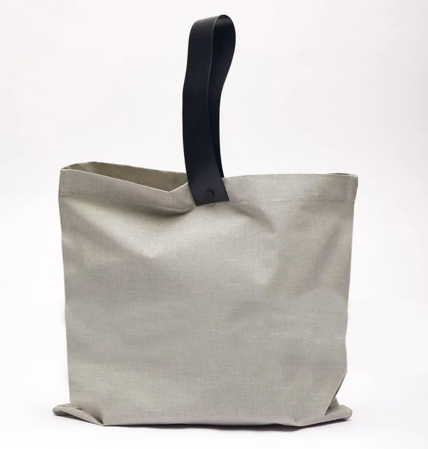 Evatwo | Tan/Grey Tote