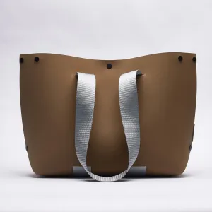 Evatwo | Tan/Grey Tote