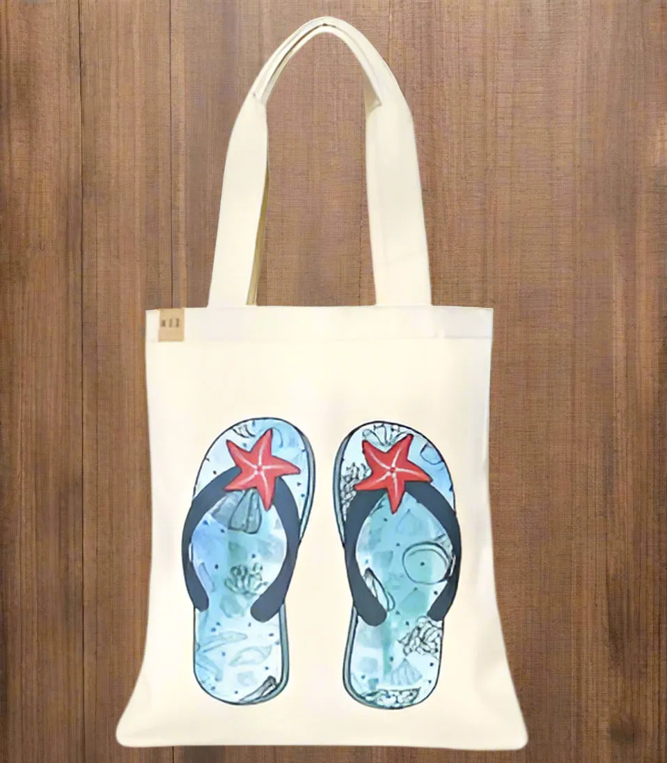 Flip Flop Tote Bag ECO148BL,ECO147TQ,ECO149PK