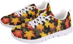 Jeiento Running Walking Sneakers,Halloween Shoes for Teenager,Thanksgiving Shoes for Men Women Mesh Workout Casual Trainers