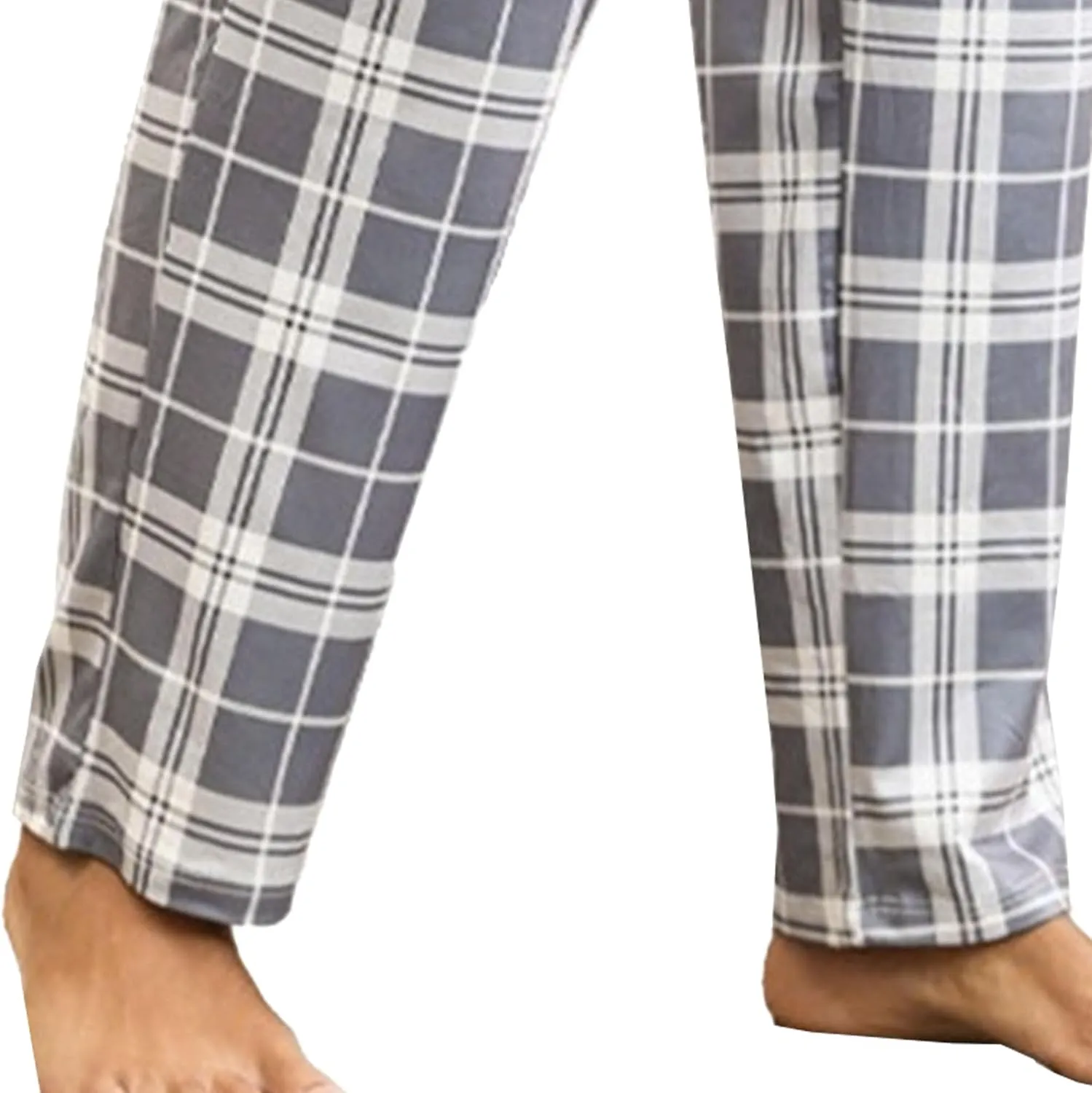 Men's Loose Fit Comfort Indoor Pants Straight Leg Casual Breathable Trousers Basic Jogging Solid Sweatpants