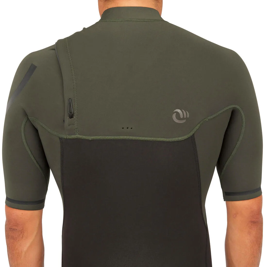 Men's Surfing Wetsuit Neoprene 1.5mm - SWS 900SS Pro John Khaki