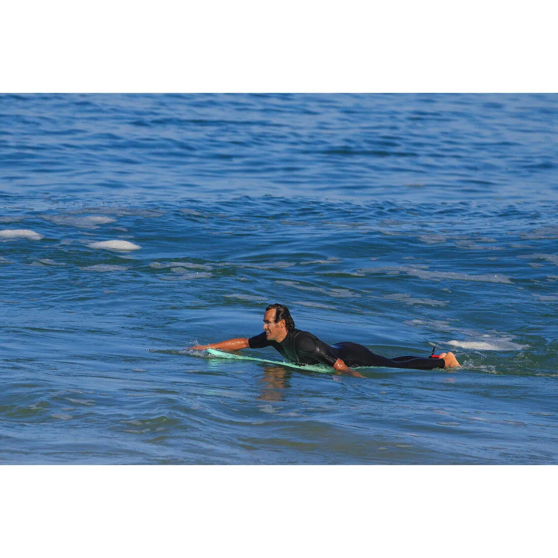 Men's Surfing Wetsuit Neoprene 1.5mm - SWS 900SS Pro John Khaki