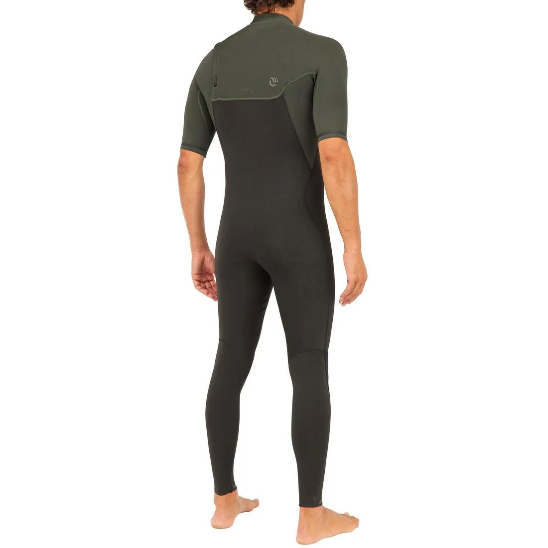 Men's Surfing Wetsuit Neoprene 1.5mm - SWS 900SS Pro John Khaki
