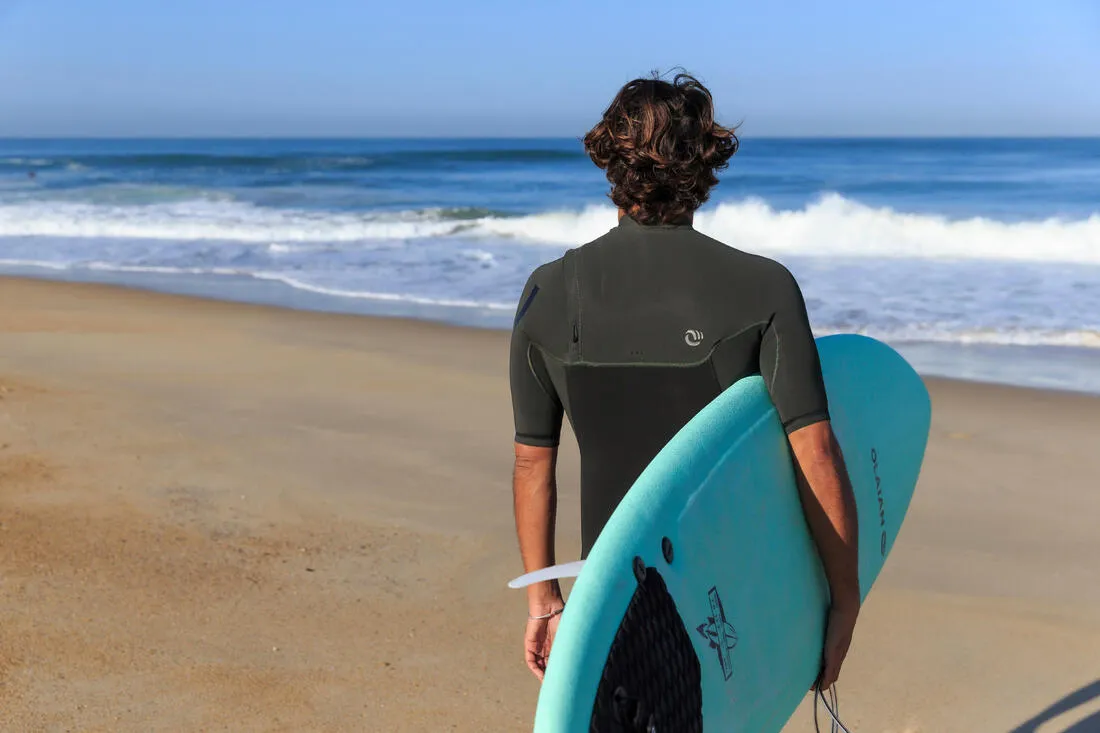 Men's Surfing Wetsuit Neoprene 1.5mm - SWS 900SS Pro John Khaki