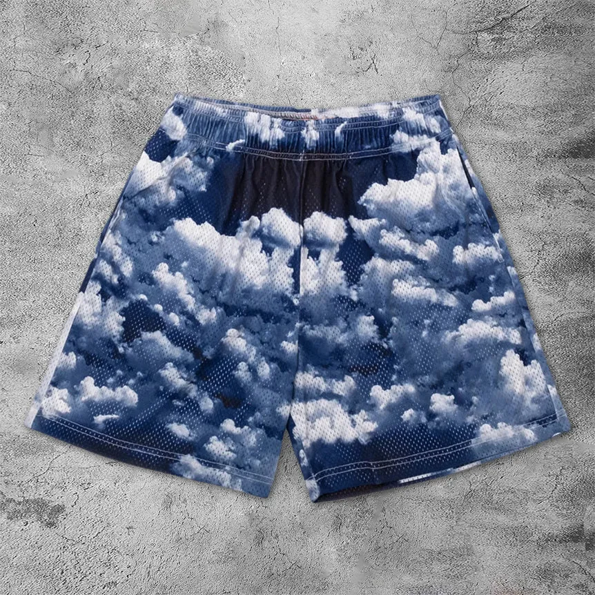 Mesh sports breathable sweatpants