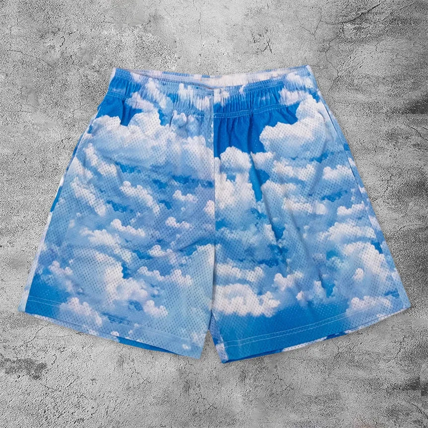 Mesh sports breathable sweatpants