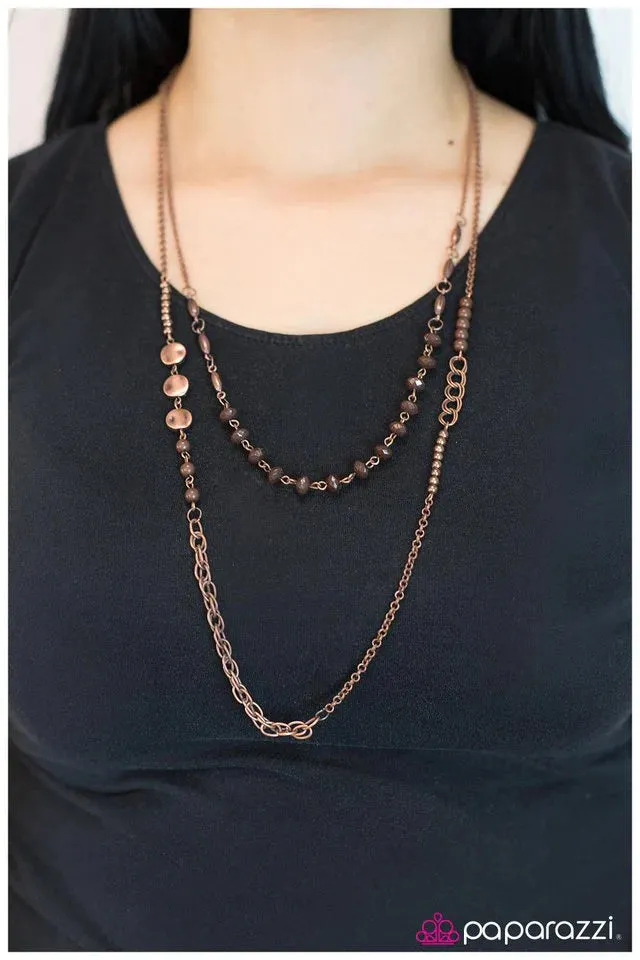Paparazzi Necklace ~ Copper Collaboration - Copper