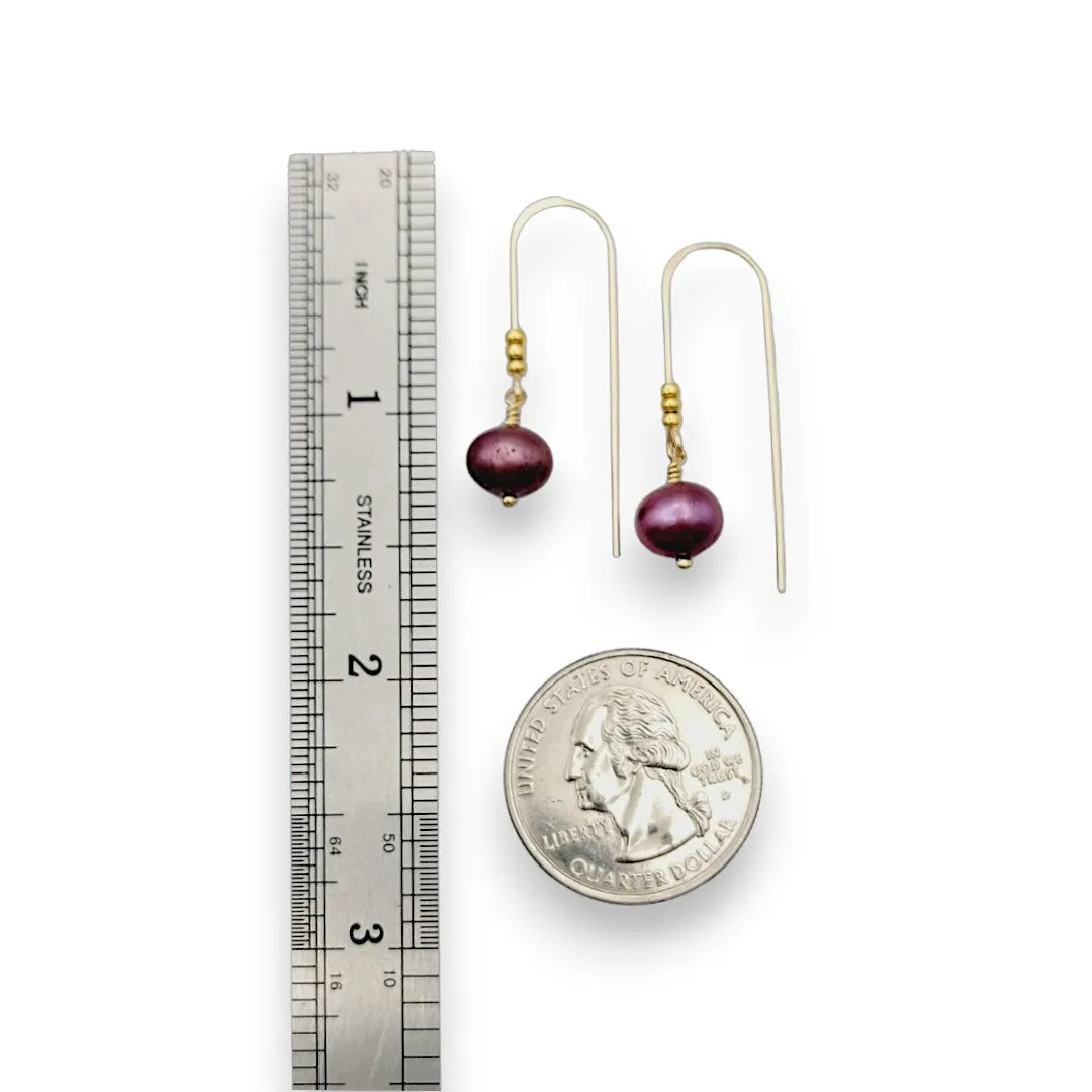 Pearl - Gold & Cranberry Threader