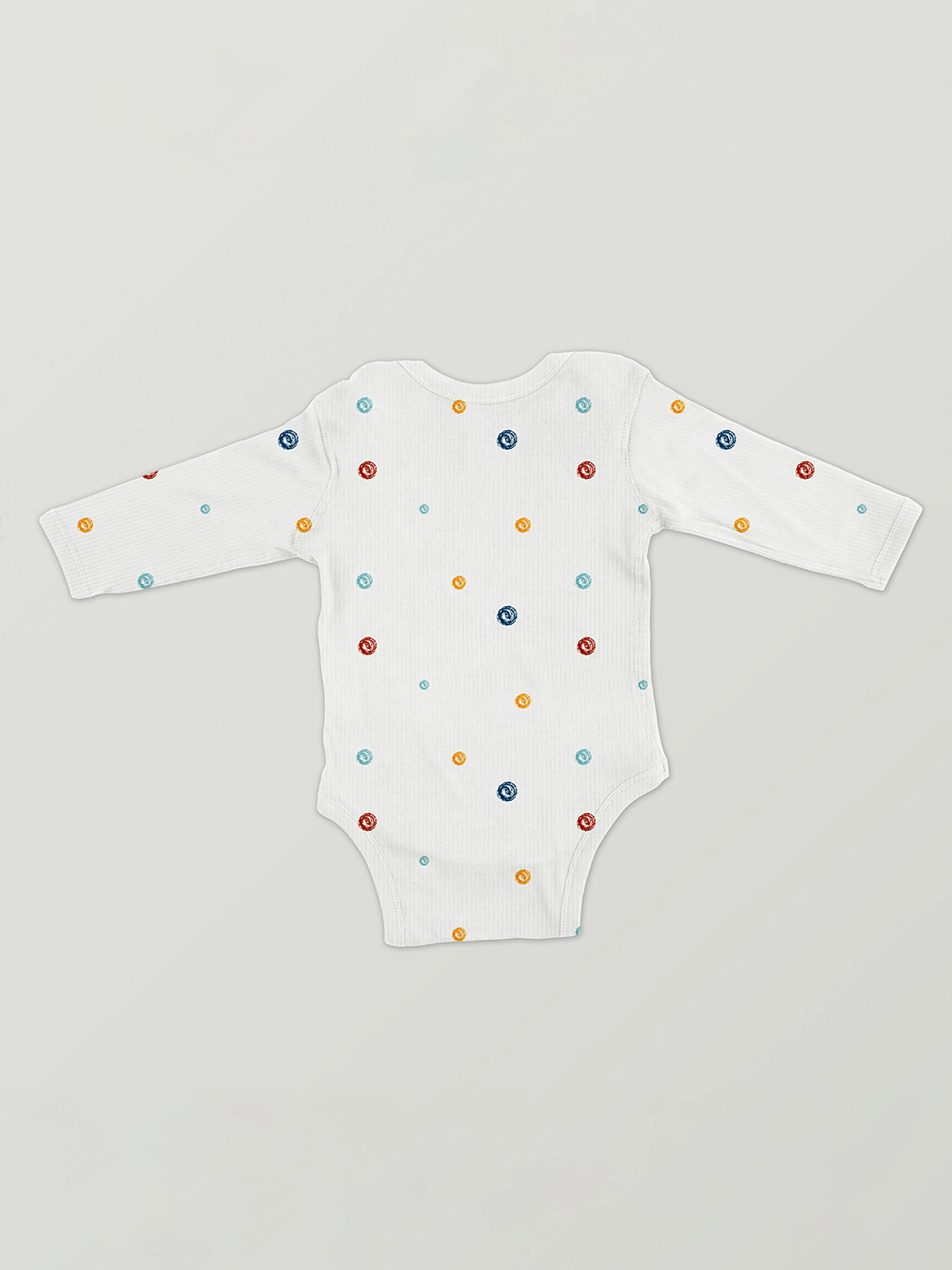 Premium Unisex 100% Bamboo Ultra-Soft fabric Pack of 3 Onesies with Beautiful Prints  - Grey, Orange & Off White