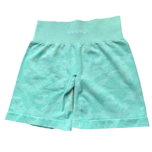 Seamless Shorts Spandex Shorts  Woman Fitness Elastic Breathable Hip-lifting Leisure Sports Running Fitness Pants