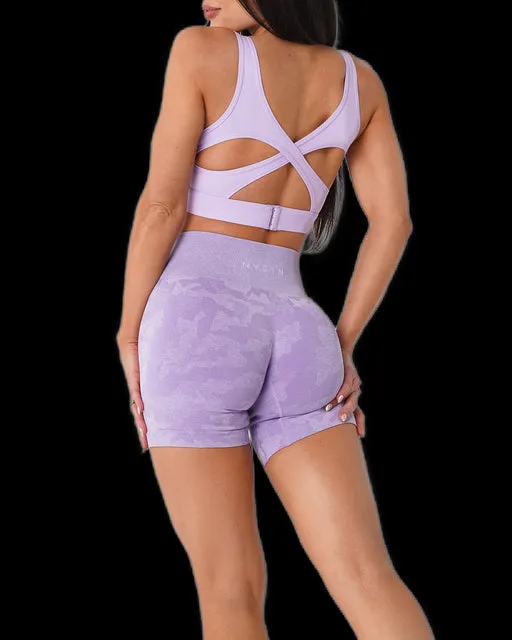 Seamless Shorts Spandex Shorts  Woman Fitness Elastic Breathable Hip-lifting Leisure Sports Running Fitness Pants