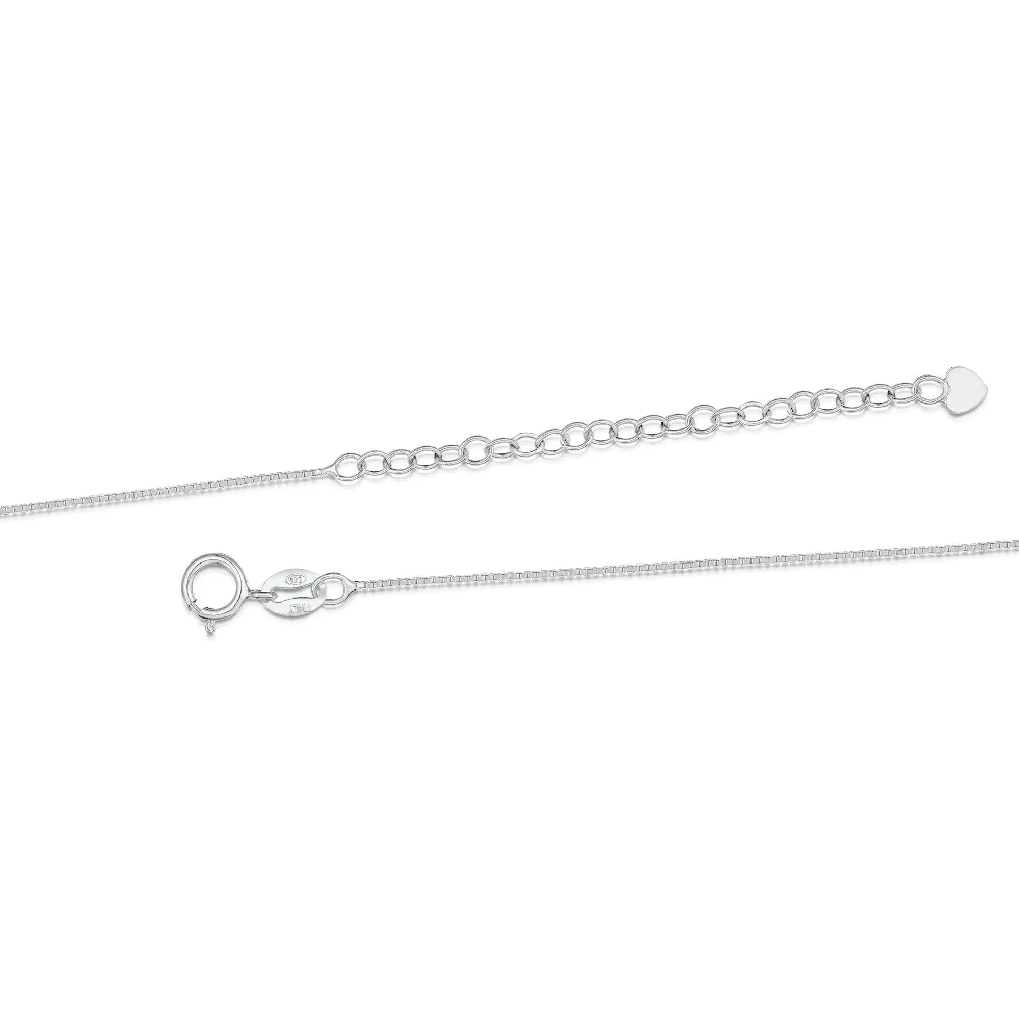 Silver Necklace - Forget-me-not - Lucky Eye