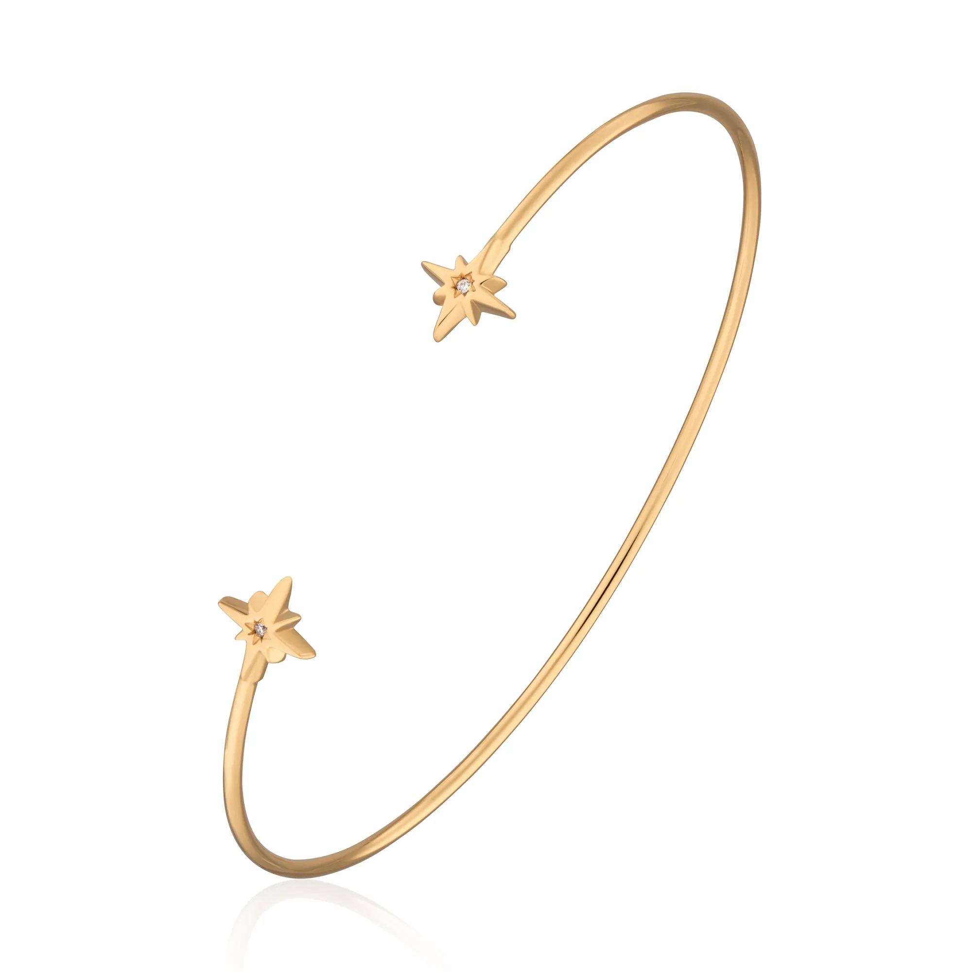 Starburst Open Bangle