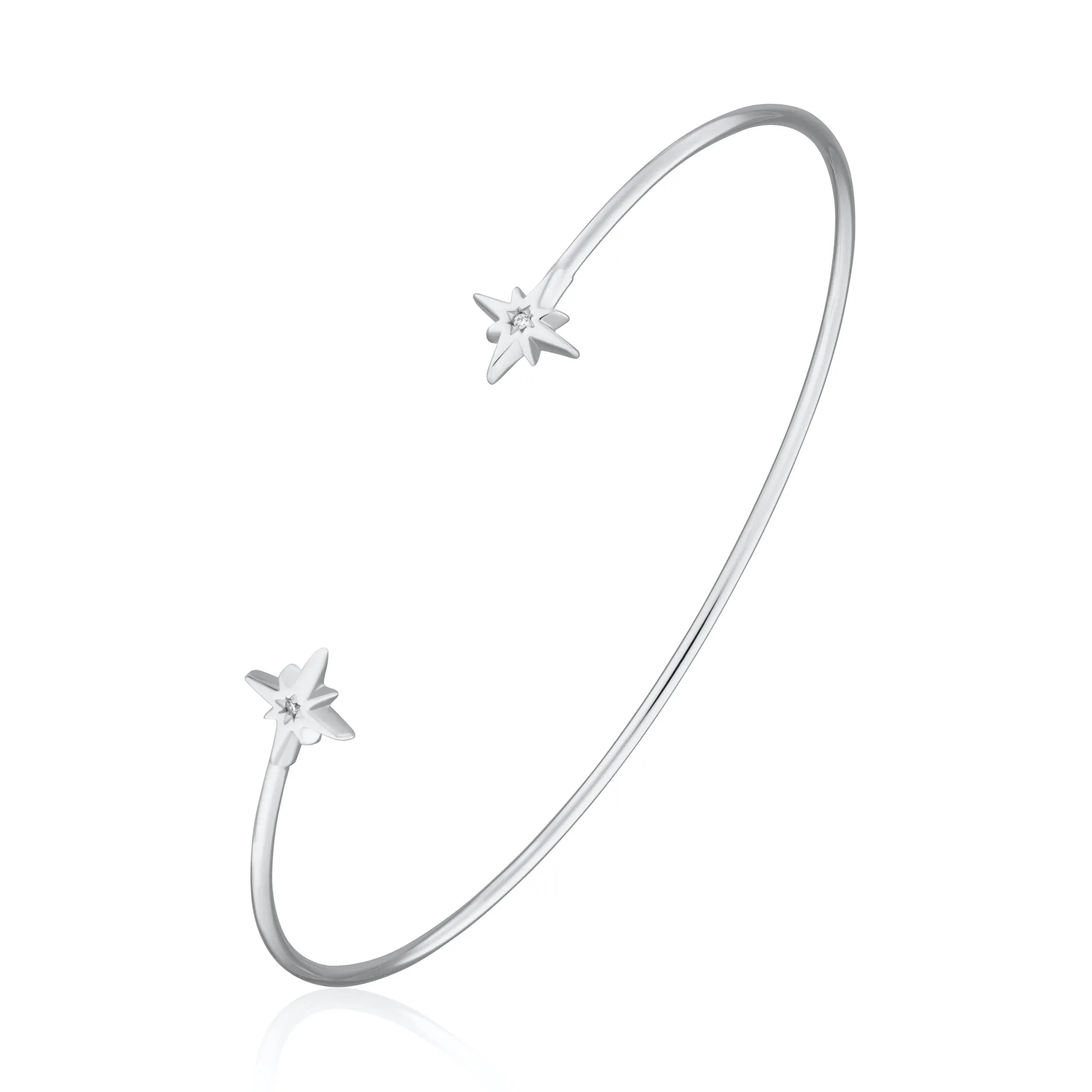 Starburst Open Bangle