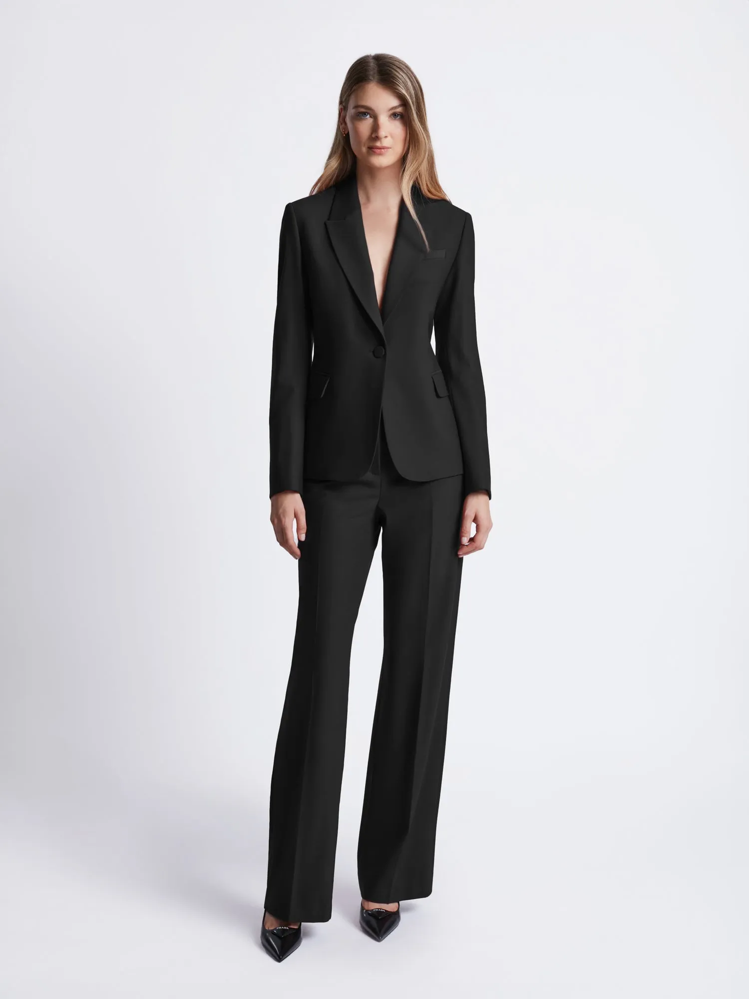 Stretch wool jacket