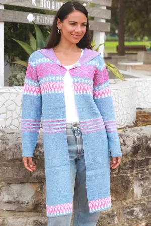 TABITHA HOODIE KNIT CARDIGAN