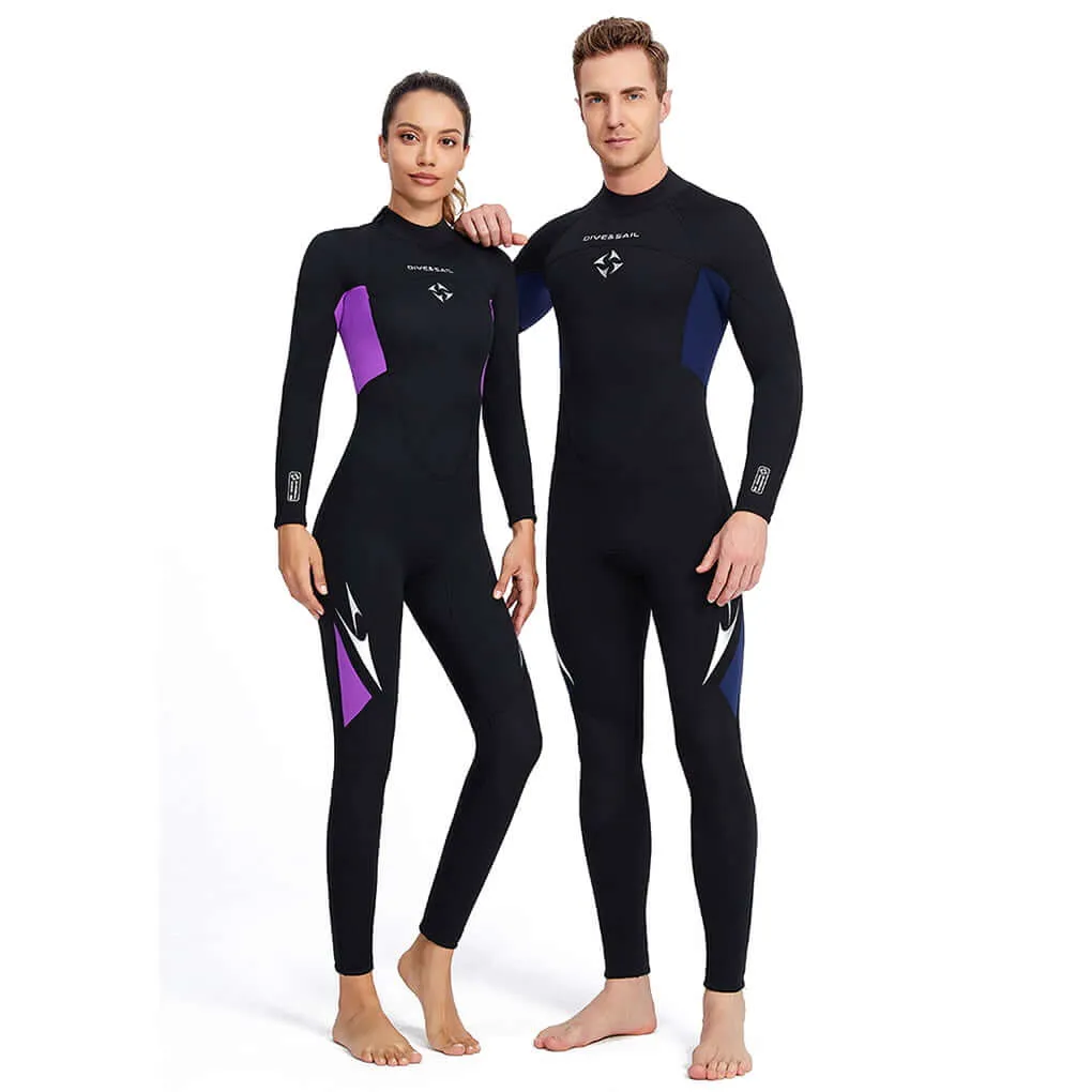 Women's 3mm SCUBA Diving Wetsuits One Piece Swimming Suit
