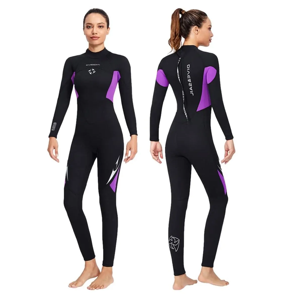 Women's 3mm SCUBA Diving Wetsuits One Piece Swimming Suit