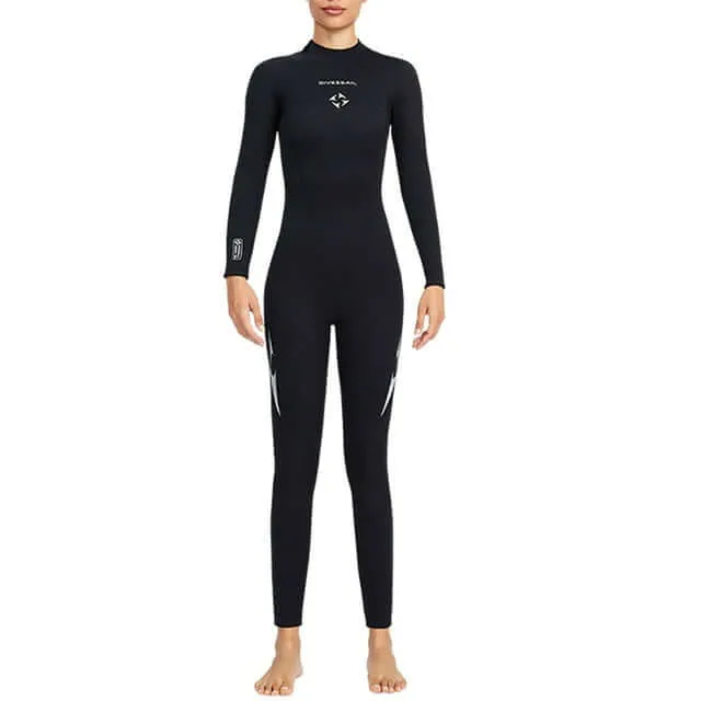 Women's 3mm SCUBA Diving Wetsuits One Piece Swimming Suit